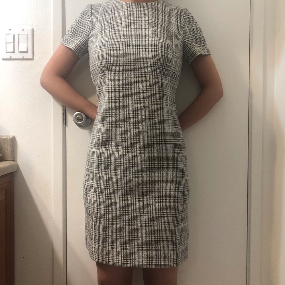 C.K Plaid sheath dress